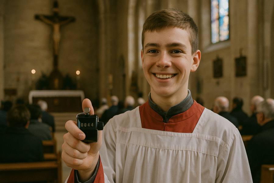 Coroczne liczenie wiernych.